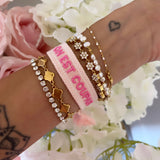 BRACELET BRODÉ ALORS OUI, ON EST COUPABLES