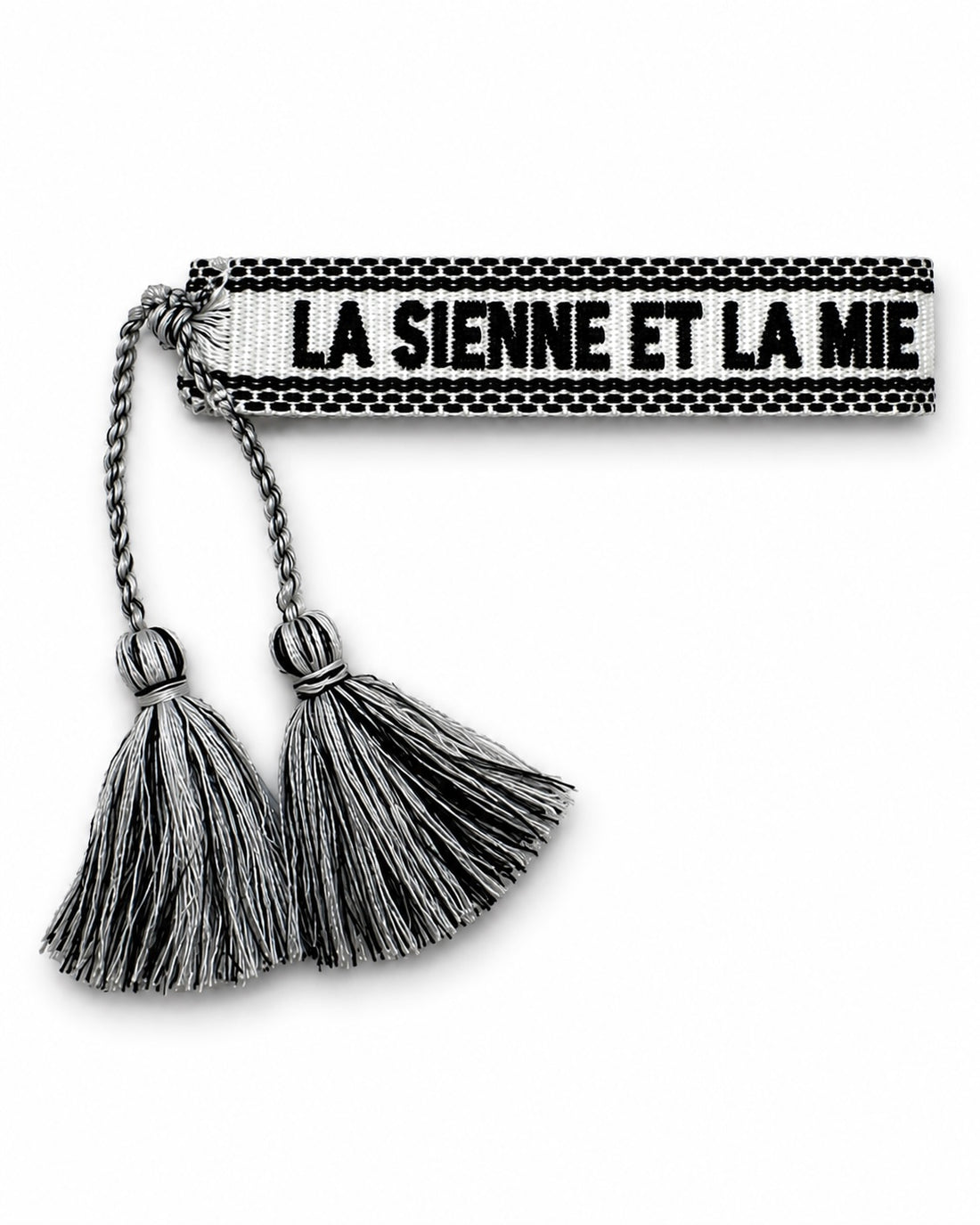 BRACELET BRODÉ LA SIENNE ET LA MIENNE SONT PAREILLES