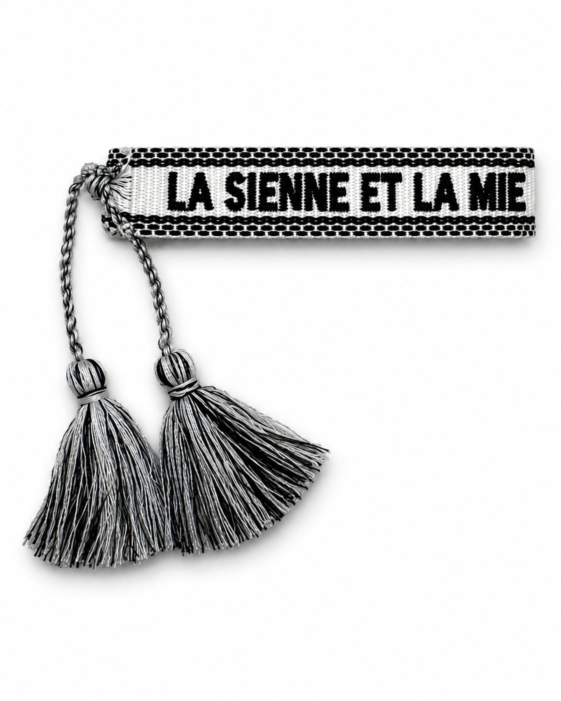 BRACELET BRODÉ LA SIENNE ET LA MIENNE SONT PAREILLES