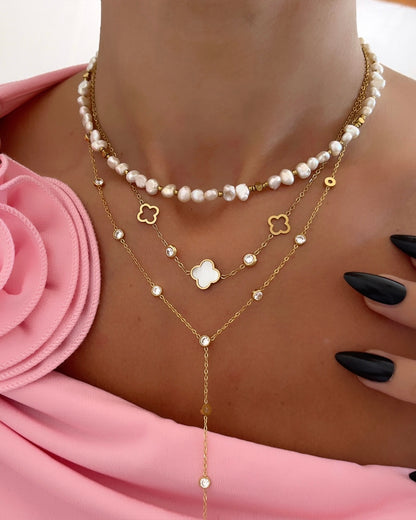COLLIER ALORA BLANC