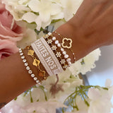 BRACELET DE QUOI QUE SOIENT FAITES NOS ÂMES BEIGE