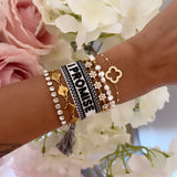 BRACELET BRODÉ I PROMISE