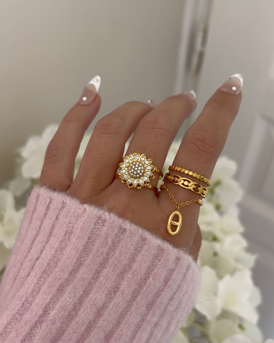 BAGUE ANTI-STRESS FLEUR