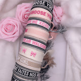 Bracelet « I WILL ALYAYS CHOOSE YOU » Noir