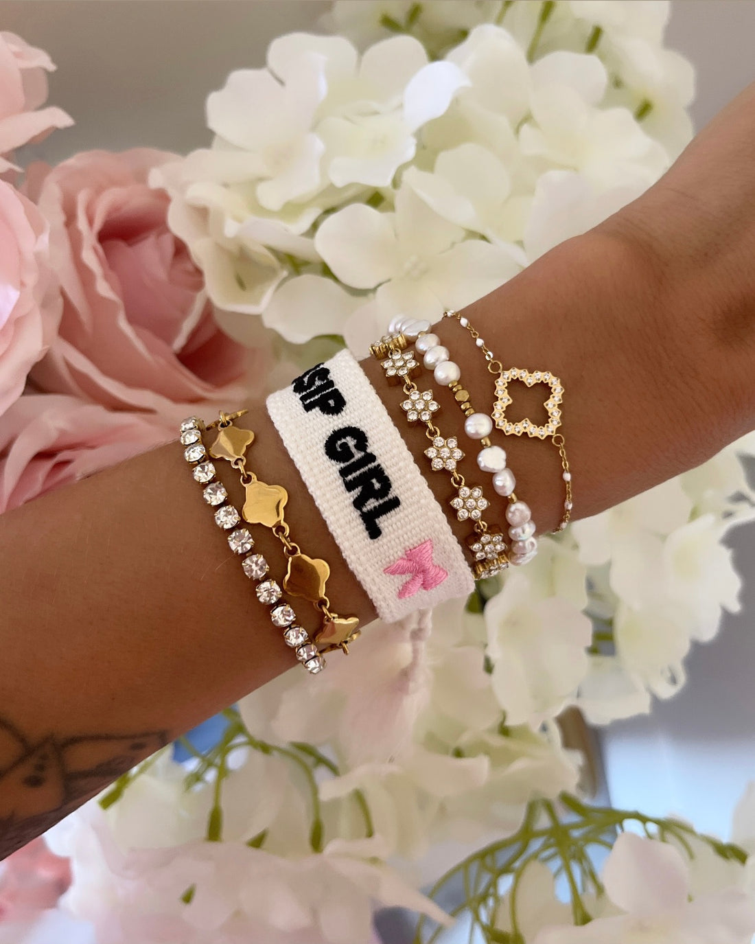 BRACELET XOXO GOSSIP GIRL NOEUDS