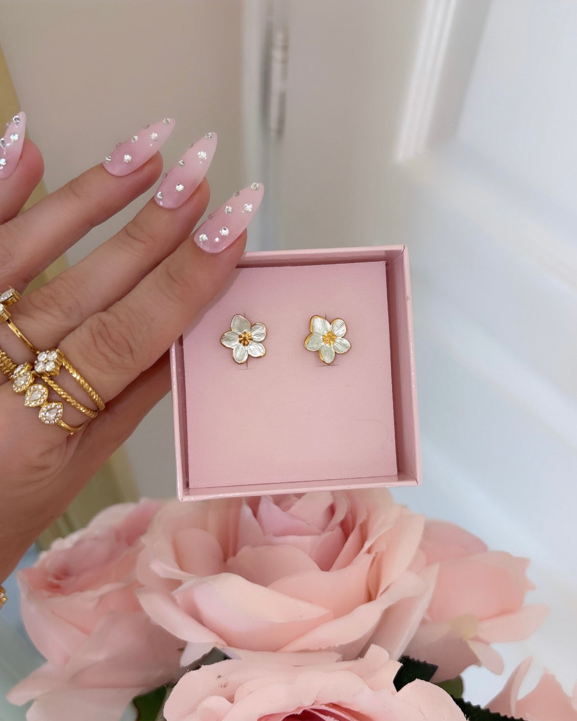 BOUCLES D’OREILLES FLORA