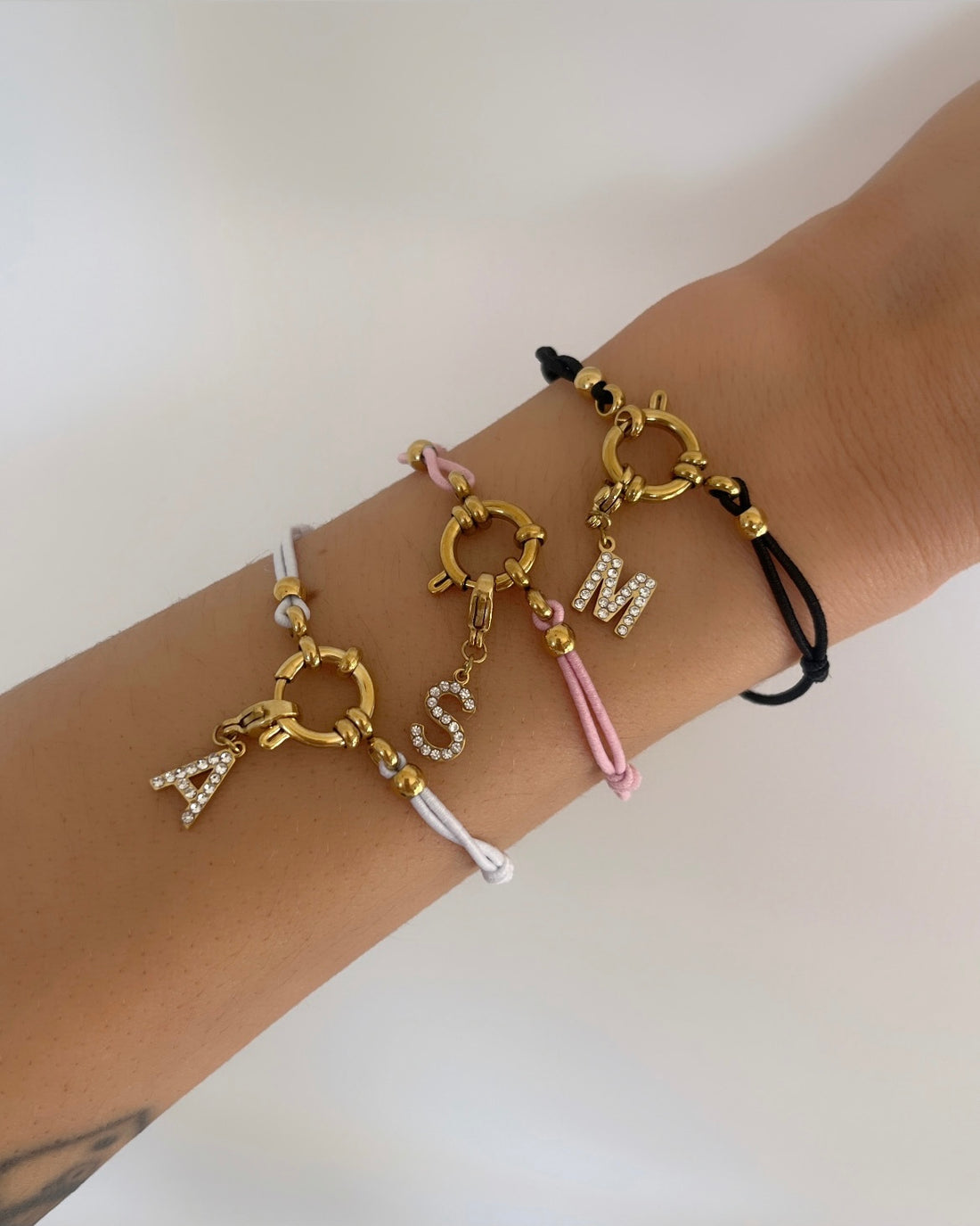BRACELET CORDON INITIAL