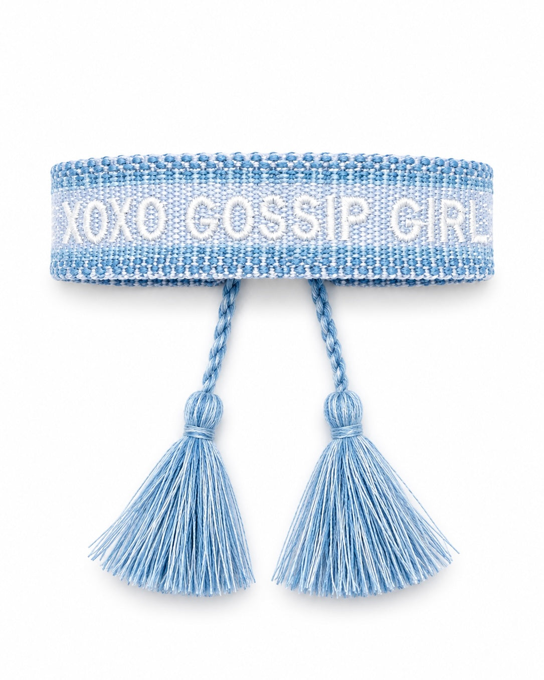 BRACELET BRODÉ GOSSIP GIRL BLEU