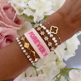 BRACELET BRODÉ FOREVER YOUNG