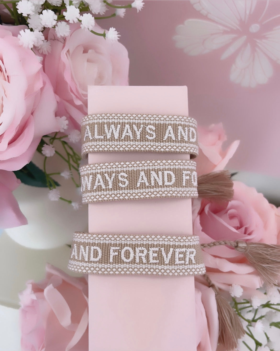 BRACELET ALWAYS AND FOREVER BEIGE