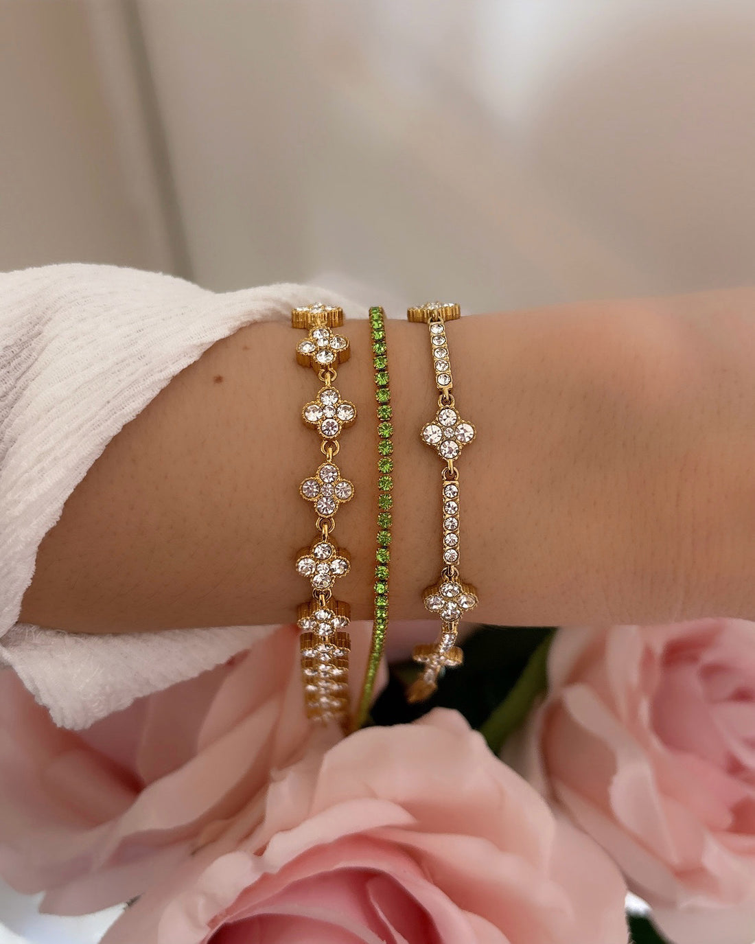 BRACELET MINI RIVIÈRE VERT