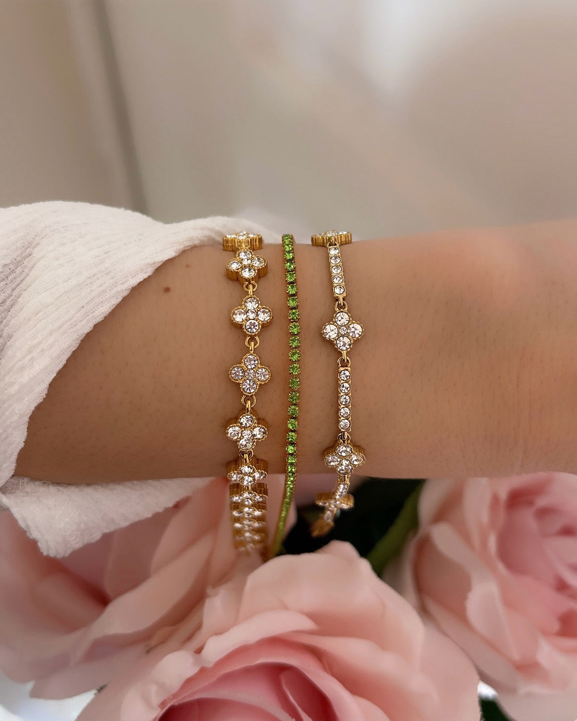 BRACELET MINI RIVIÈRE VERT