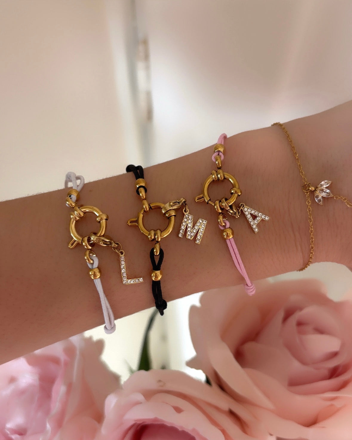 BRACELET CORDON INITIAL