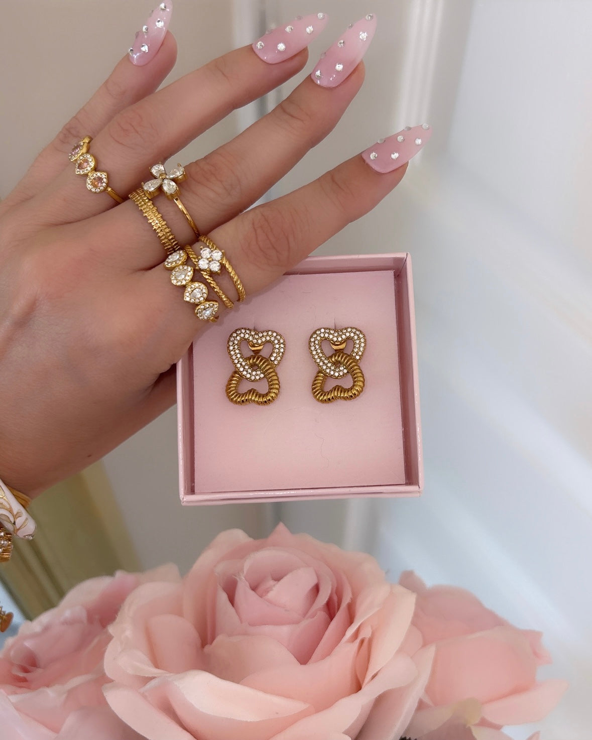 BOUCLES D’OREILLES WITH LOVE