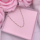 COLLIER POPPY BLANC