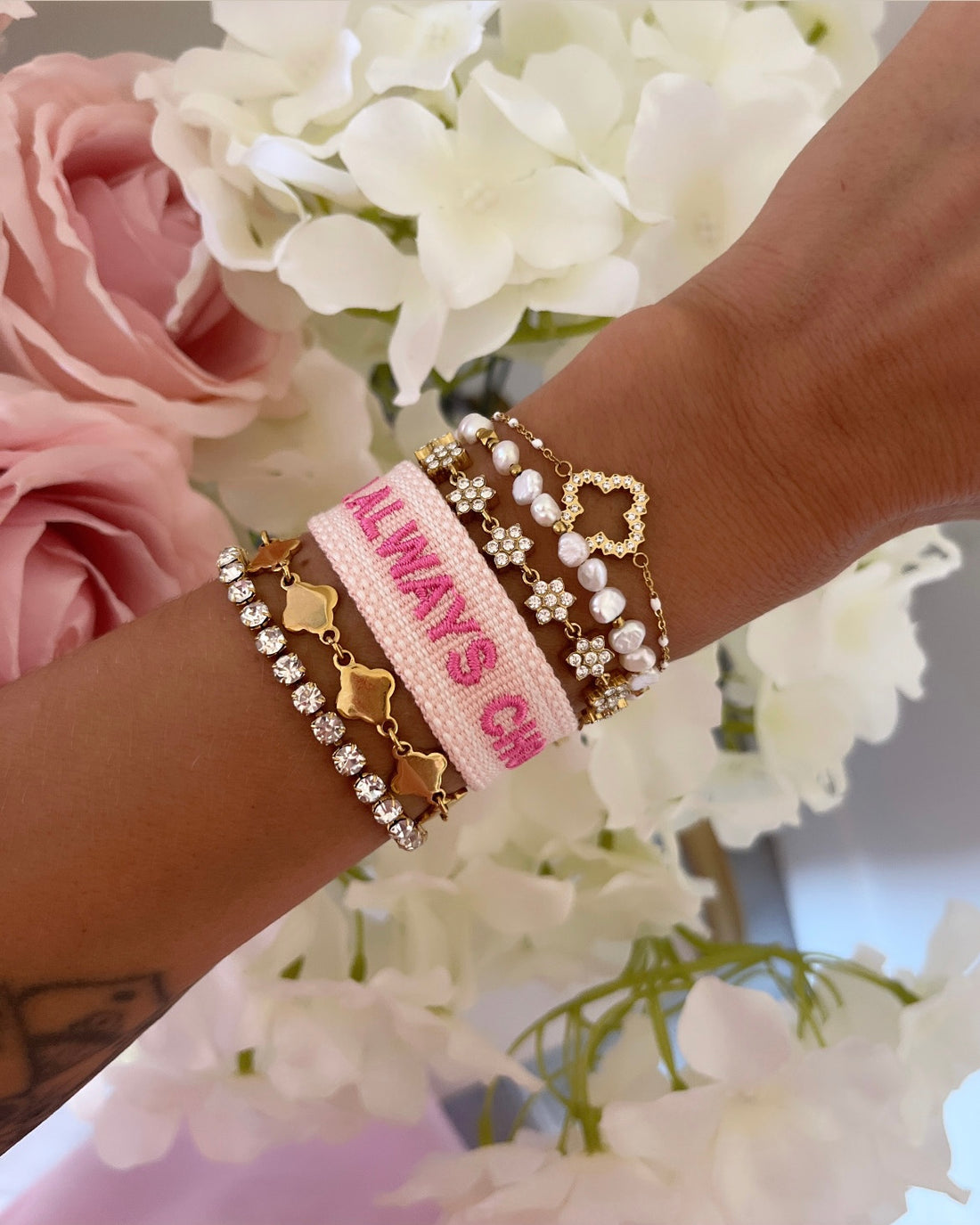 BRACELET I WILL ALYAYS CHOOSE YOU ROSE