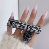 Bracelet « THE VAMPIRE DIARIES » noir