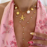 COLLIER BORA BORA BLANC