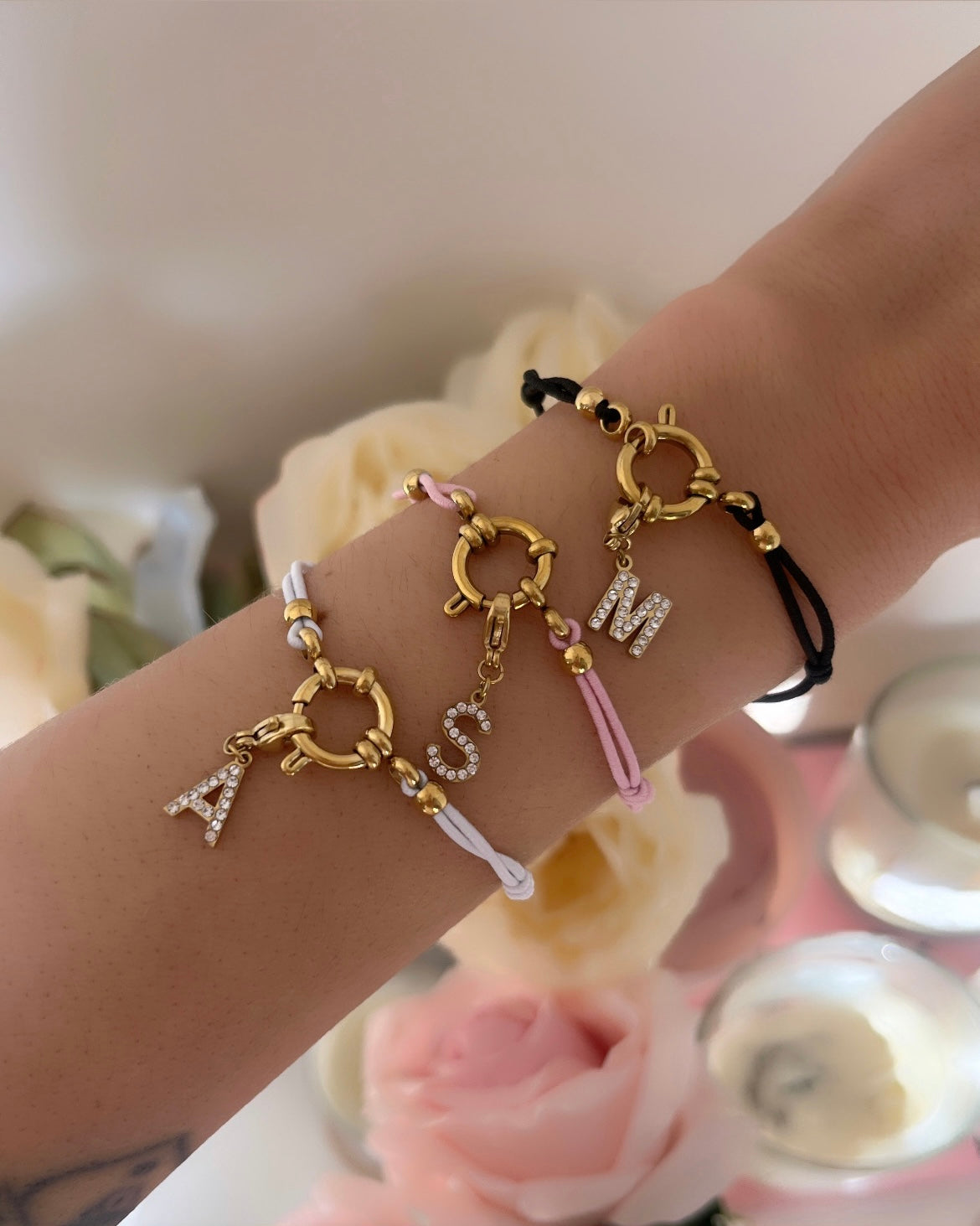 BRACELET CORDON INITIAL