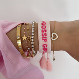 Bracelet brodé « XOXO Gossip Girl »