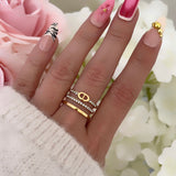 BAGUE TRIPLE DYNASTIE