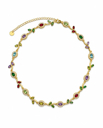 COLLIER ROMANTIQUE MULTICOLORE