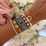 BRACELET BRODÉ DE QUOI QUE SOIENT FAITES NOS AMES