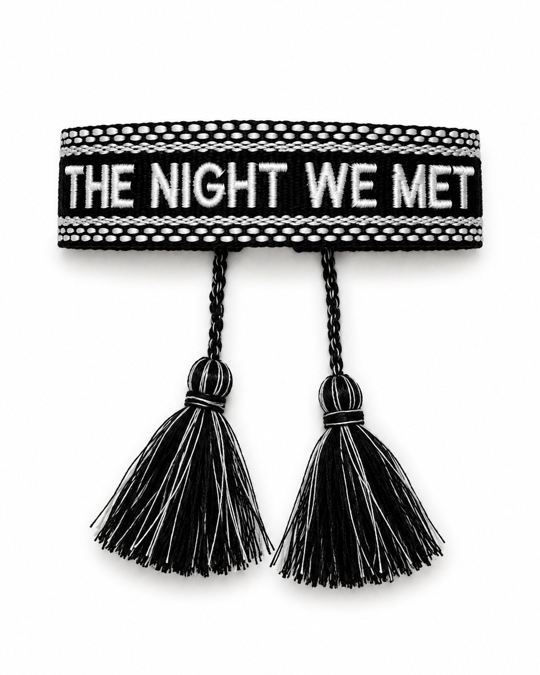 BRACELET BRODÉ THE NIGHT WE MET