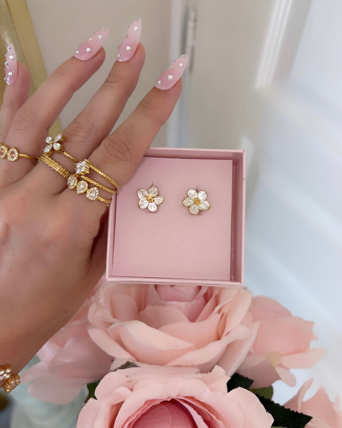 BOUCLES D’OREILLES FLORA