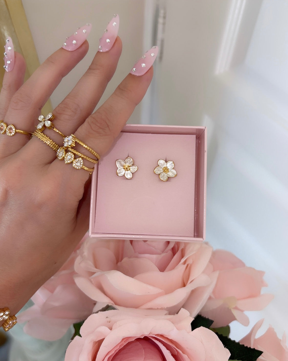 BOUCLES D’OREILLES FLORA