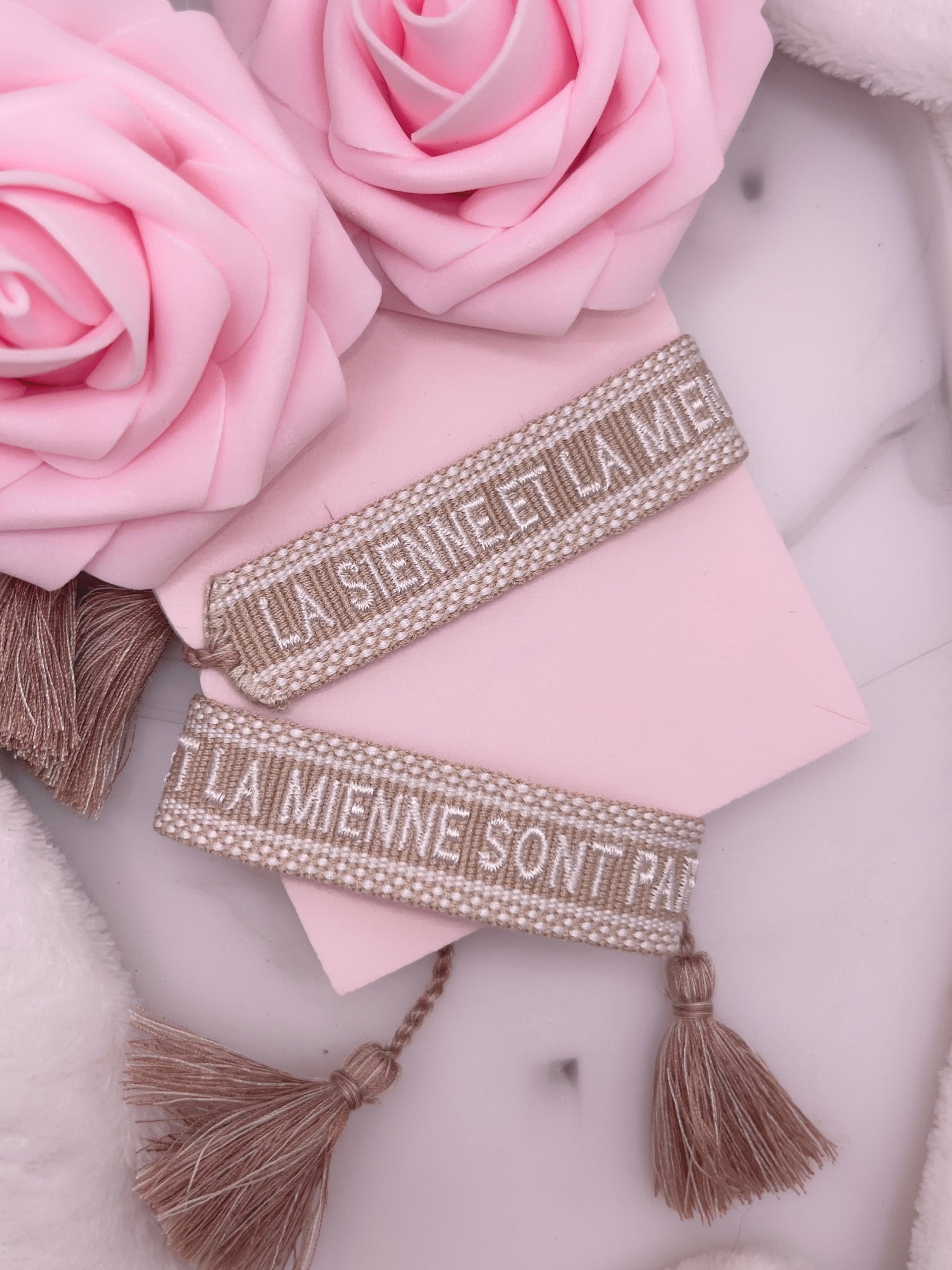 BRACELET LA SIENNE ET LA MIENNE SONT PAREILLES BEIGE