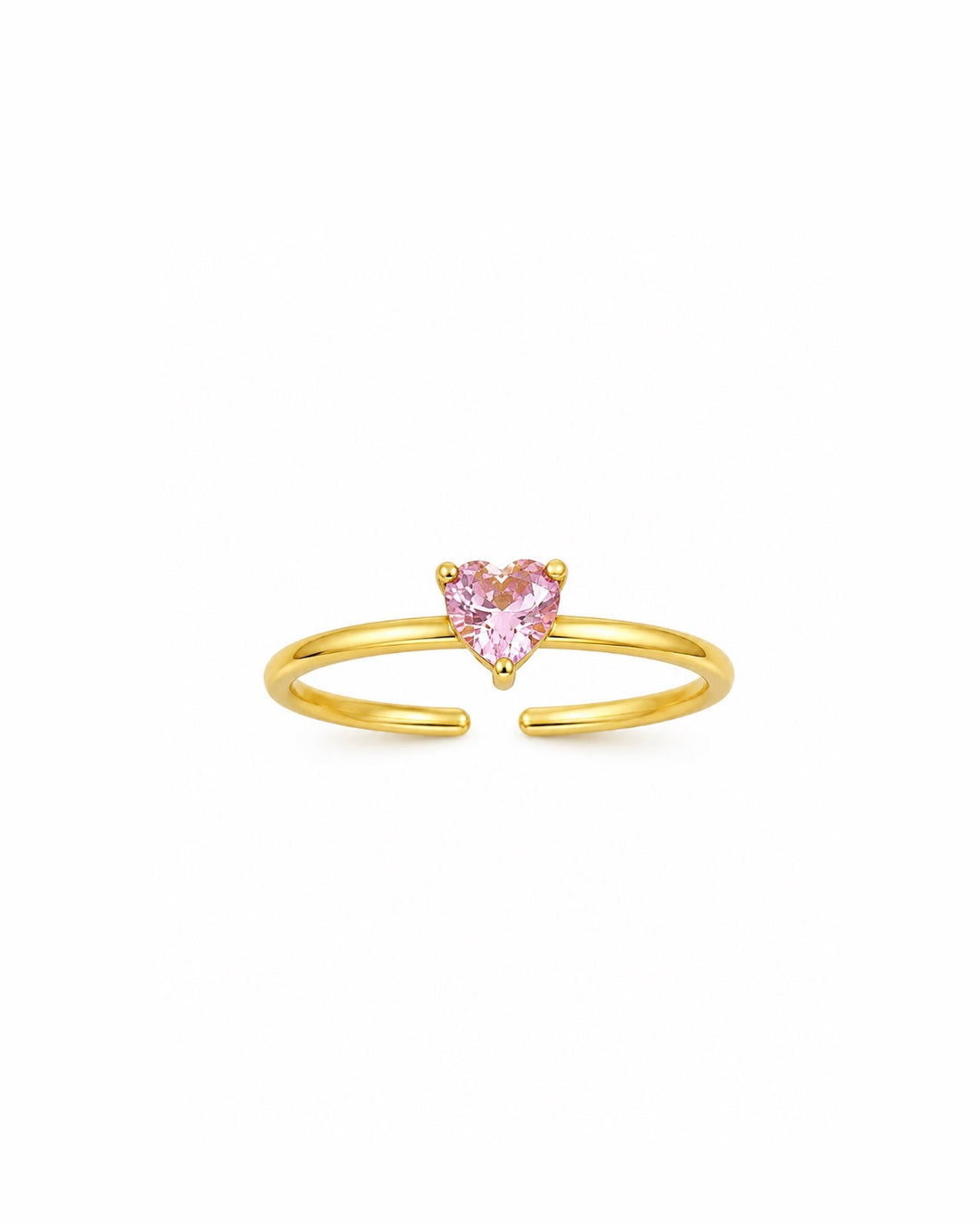 BAGUE MINI COEUR ROSE