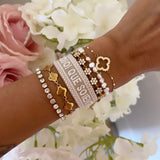 BRACELET DE QUOI QUE SOIENT FAITES NOS ÂMES BEIGE