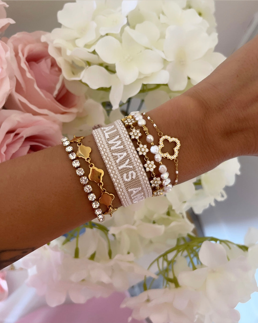 BRACELET ALWAYS AND FOREVER BEIGE