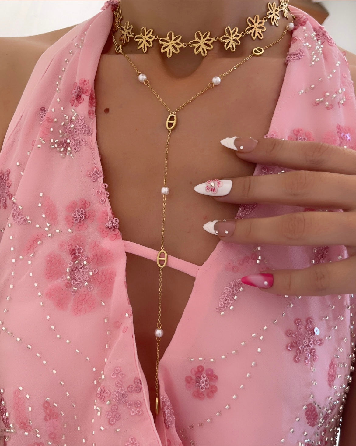 COLLIER MERVEILLEUX PERLES
