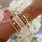 BRACELET BRODÉ GILMORE GIRLS BEIGE