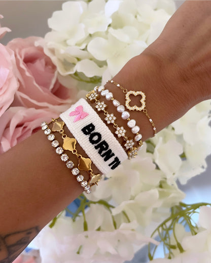 BRACELET BRODÉ BORN TO DIE
