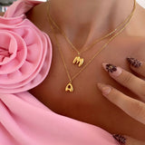 COLLIER MINI LETTRE BUBBLE