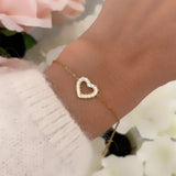 BRACELET HEART DIAMOND