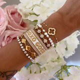 BRACELET BRODÉ GOSSI GIRL DORÉ
