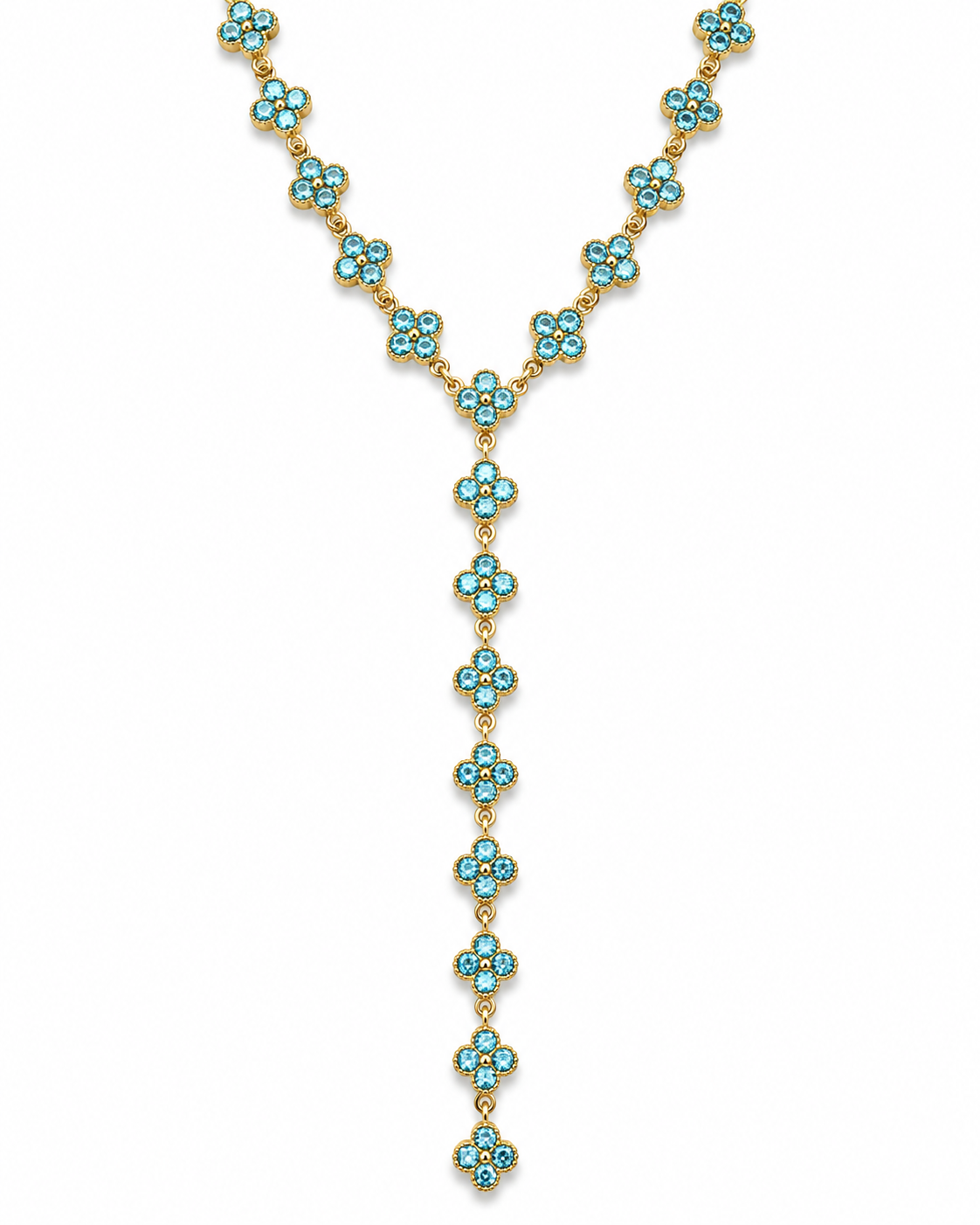 COLLIER ICONIC EN Y BLEU