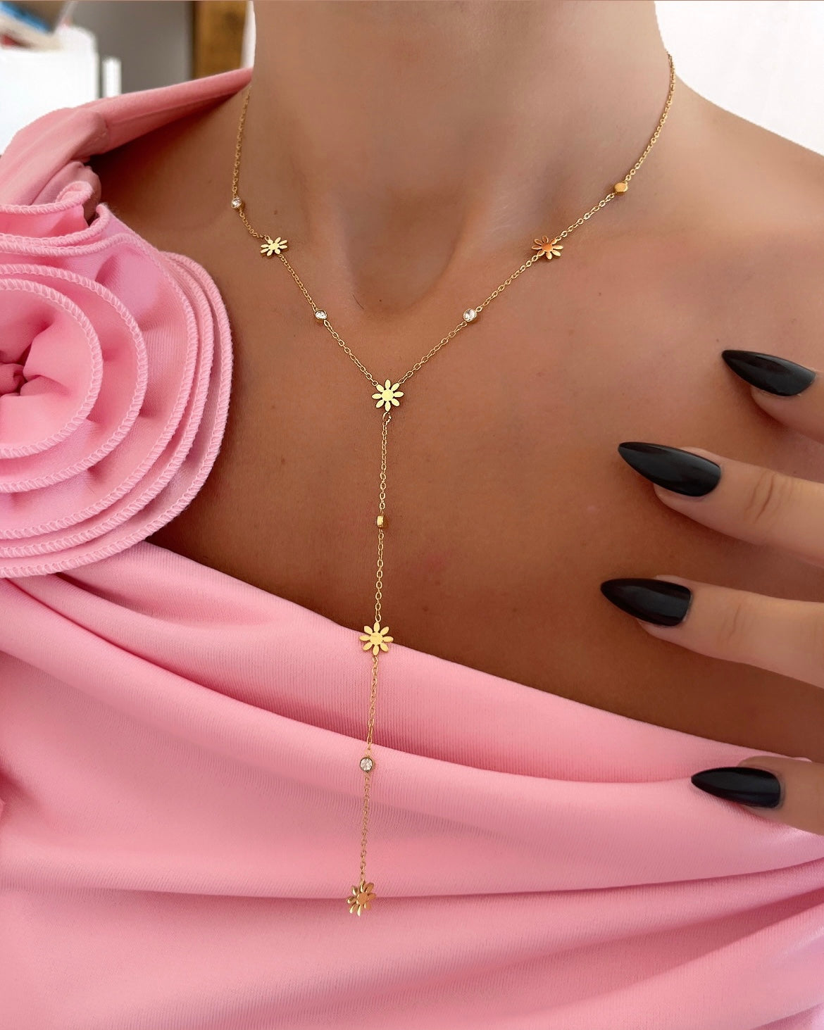 COLLIER CHEMIN DE FLEURS