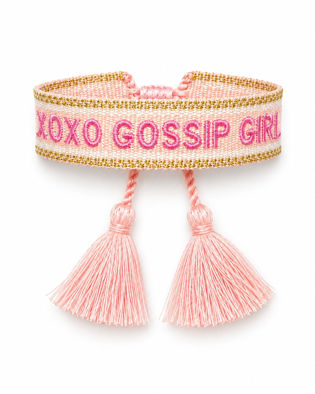 BRACELET BRODÉ GOSSIP GIRL PAILLETTES