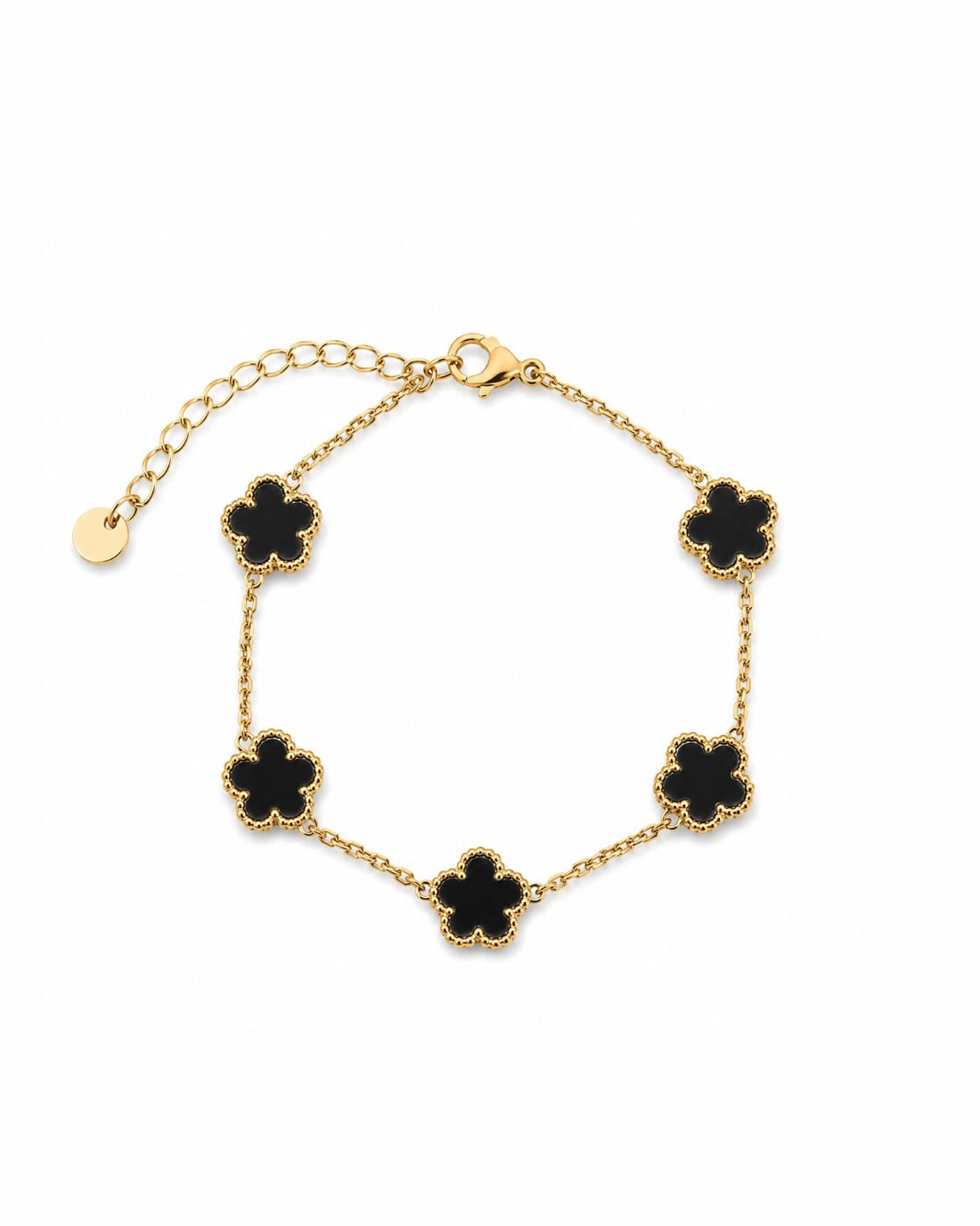 BRACELET CLOVER NOIR