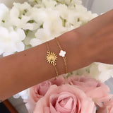 BRACELET DOUBLE RANGS SOLEIL
