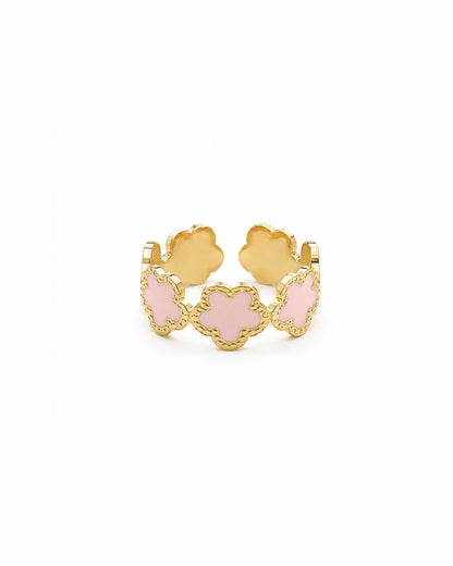 BAGUE ENCHANTÉE ROSE