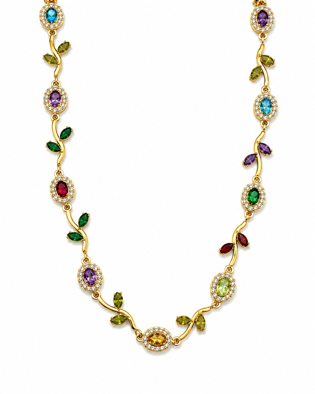 COLLIER ROMANTIQUE MULTICOLORE