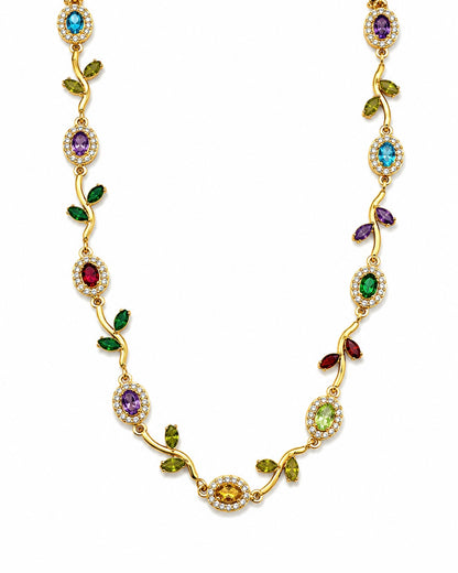 COLLIER ROMANTIQUE MULTICOLORE