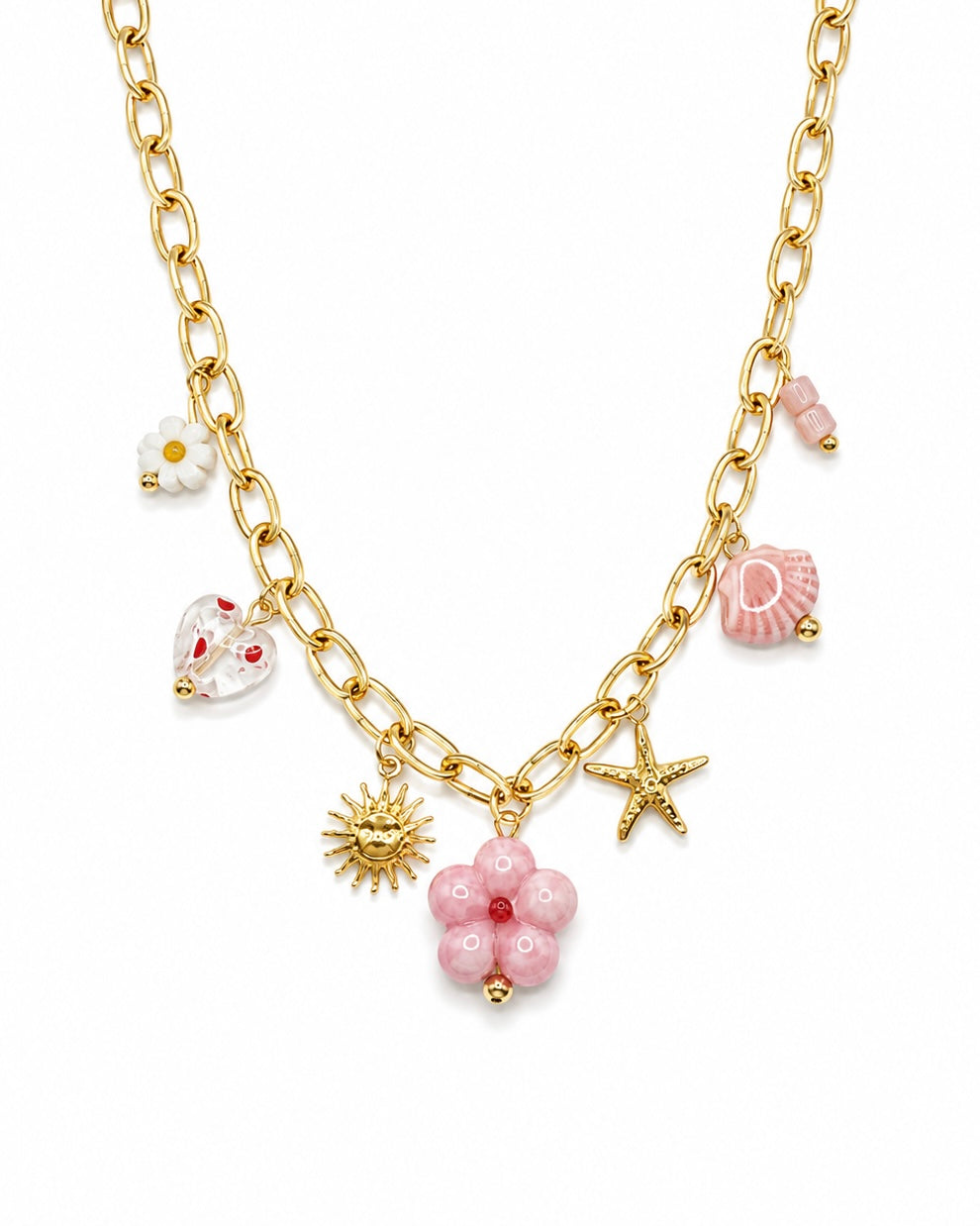 COLLIER TAHITI ROSE