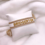 Bracelet brodé « Bridgerton »